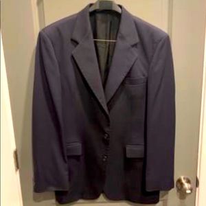 JM Haggar 40L Navy Suit Jacket